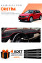 Skoda Kamiq (2020-2025) Compatible Dashboard Protection Cover Auto Cover - Black-Red - Sk005