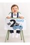 2 Year Old Birthday High Chair Decoration – Boy's Race Car Themed Birthday Banner
