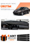 Geely Fc (2008-2012) Compatible Dashboard Protection Cover Auto Cover - Black-Grey - Ge002