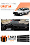 Renault 12 Toros Without Cover (1969-2000) Compatible Torpedo Protection Cover Auto Cover - Black - Re002