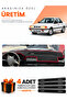 Kia Kapital (1994-1996) Compatible Torpedo Protection Cover Auto Cover - Black-Red - Ki009