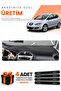 Seat Altea (2010-2015) Compatible Dashboard Protection Cover Auto Cover - Black-Grey - Se001