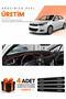 Citroen C4 (2011-2020) Compatible Dashboard Protection Cover Auto Cover - Black-Red - Ci008