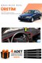 Toyota Avensis T220 (1997-2002) Compatible Torpedo Protection Cover Auto Cover - Black-Red - To001