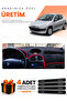 Peugeot 206 Large Screen (1998-2009) Compatible Dashboard Protection Cover Auto Cover - S.Red - Pe002