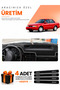 Hyundai Excel (1989-1994) Compatible Torpedo Protection Cover Auto Cover - Black-Grey - Hu019