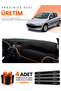 Peugeot 206 Small Screen (1998-2009) Compatible Dashboard Protection Cover Auto Cover - Dark Brown - Pe003