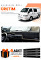 Mitsubishi L300 (2000-2010) Compatible Torpedo Protection Cover Auto Cover - Black-Beige - Mi011