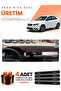 Seat Toledo (2013-2017) Compatible Dashboard Protection Cover Auto Cover - Black-Red - Se007