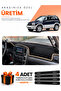 Suzuki Grand Vitara (2003-2006) Compatible Dashboard Protection Cover Auto Cover - Black-Beige - Sz004