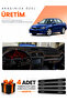 Subaru Impreza (2000-2007) Compatible Torpedo Protection Cover Auto Cover - Black-Brown - Su003