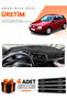 Volkswagen Golf 4 Mk4 (1997-2003) Compatible Dashboard Protection Cover Auto Cover - Black-Grey - Vw009