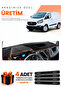 Ford Transit Custom (2012-2020) Compatible Torpedo Protection Cover Auto Cover - Black-Brown - Fo033