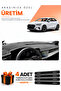 Audi A3 (2020-2026) Compatible Dashboard Protection Cover Auto Cover - Black-Grey - Au008