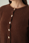 Women's Soft Textured Buttoned Knitwear Cardigan - 3