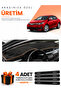 Toyota Corolla E170 (2012-2018) Compatible Dashboard Protection Cover Auto Cover - Black-Brown - To016
