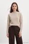Collar sleeve striped sweater - 3
