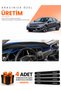 Honda Civic Fc5 (2015-2022) Compatible Dashboard Protection Cover Auto Cover - Black-Blue - Ho012