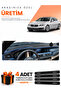 Bmw F10 (2010-2017) Compatible Dashboard Protection Cover Auto Cover - Black-Blue - Bm004