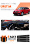 Skoda Kamiq (2020-2025) Compatible Dashboard Protection Cover Auto Cover - Black-Blue - Sk005