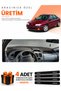 Renault Laguna 1 Airbagsiz (2000-2007) Compatible Torpedo Protection Cover Auto Cover - Black-Grey - Re031