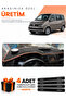 Vw Transporter T6 Poled (2015-2020) Compatible Torpedo Protection Cover Auto Cover - Dark Brown - Vw028