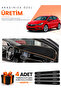 Opel Astra K (2015-2021) Compatible Dashboard Protection Cover Auto Cover - Black-Brown - Op005