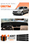 Skoda Octavia (2013-2019) Compatible Dashboard Protection Cover Auto Cover - Black - Sk010