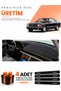 Mercedes W126-C126 (1979-1991) Compatible Torpedo Protection Cover Auto Cover - Black-Brown - Mb017