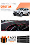 Skoda Karoq (2017-2024) Compatible Dashboard Protection Cover Auto Cover - Black-Red - Sk004