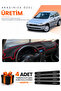Opel Corsa B (1992-2000) Compatible Dashboard Protection Cover Auto Cover - Black-Red - Op006