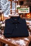 Men's Polo Collar Sweatshirt with Long Sleeves and Pockets, Comfortable Fit, Winter Thick Fabric - 3