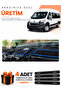 Peugeot Boxer (2017-2021) Compatible Dashboard Protection Cover Auto Cover - Black-Blue - Pe026
