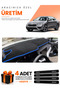 Skoda Octavia (2020-2025) Compatible Dashboard Protection Cover Auto Cover - Black-Blue - Sk014