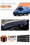 Iveco Daily (2015-2021) Compatible Dashboard Protection Cover Auto Cover - Black-Blue - Iv002