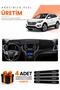 Hyundai Santa Fe (2012-2017) Compatible Dashboard Protection Cover Auto Cover - Black - Hu026