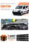 Peugeot Bi̇pper (2007-2020) Compatible Dashboard Protection Cover Auto Cover - Black-Beige - Pe020