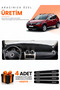 Dacia Sandero (2010-2015) Compatible Dashboard Protection Cover Auto Cover - Black - Da005