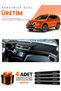 Nissan X-Trail (2013-2020) Compatible Dashboard Protection Cover Auto Cover - Black-Brown - Ni020