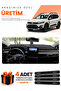 Daci̇a Jogger Screened (2022-2026) Compatible Dashboard Protection Cover Auto Cover - Black-Beige - Da001