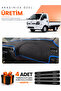 Kia Bongo (2020-2024) Compatible Dashboard Protection Cover Auto Cover - Black-Blue - Ki002