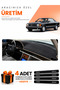 Mercedes W126-C126 (1979-1991) Compatible Dashboard Protection Cover Auto Cover - Black-Beige - Mb017