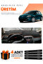 Fiat Punto Grande (2005-2018) Compatible Dashboard Protection Cover Auto Cover - Black-Brown - Fi016