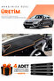 Skoda Octavia (2020-2025) Compatible Dashboard Protection Cover Auto Cover - Black-Brown - Sk014