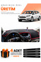 Ford Focus 3.5 Station Wagon (2014-2018) Compatible Dashboard Protection Cover Auto Cover - S.Red - Fo012