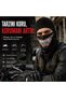 Unisex Full-Face Balaclava with Tooth Pattern, Winter Mask, Breathable, Stretchy, Under-Helmet Neck Warmer BX - 4