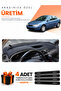 Renault Laguna 2 (2002-2005) Compatible Dashboard Protection Cover Auto Cover - Black-Grey - Re033
