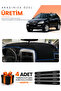 Ssangyong Kyron (2005-2012) Compatible Glove Box Protection Cover Auto Cover - Black-Blue - Ss001