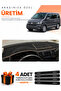 Vw Transporter T6 Covered (2015-2020) Compatible Dashboard Protection Cover Auto Cover - Black-Beige - Vw030