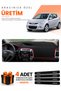 Hyundai̇ İ20 (2008-2014) Compatible Torpedo Protection Cover Auto Cover - Black-Red - Hu001